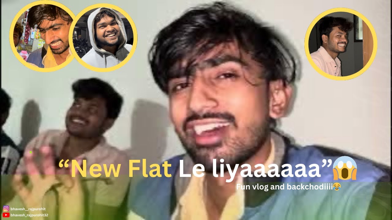 रात 12 बजे पहुँचे दोस्त के नए फ्लैट पर 😱 | Full Night Masti Vlog|| Bhavesh rajpurohit 