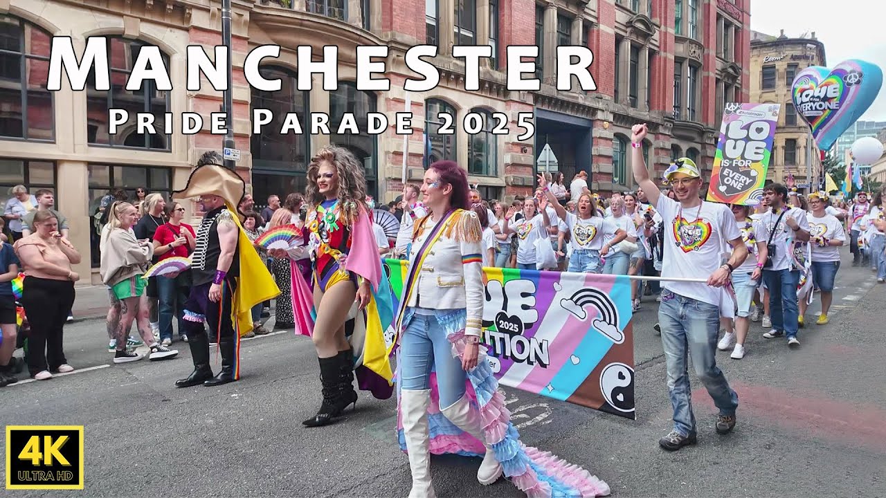 🇬🇧 Pride Parade at Manchester Pride Festival 2025
