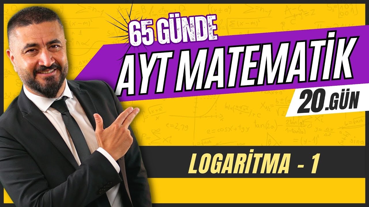 Logaritma 1 | 65 Günde AYT Matematik Kampı 20.Gün | 2024 | Rehber Matematik