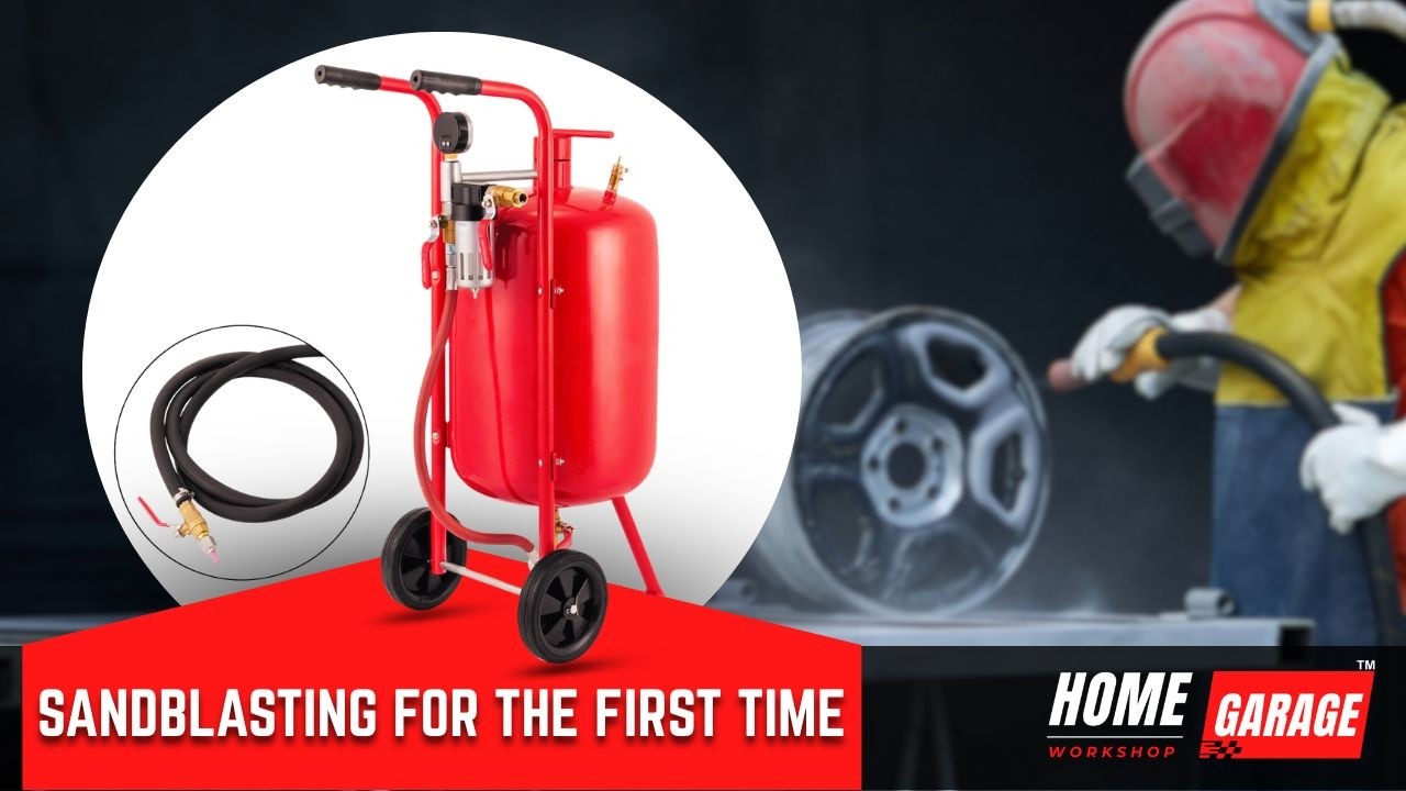 Trying Sandblasting for the First Time | Removing Rust from Motorcycle Parts