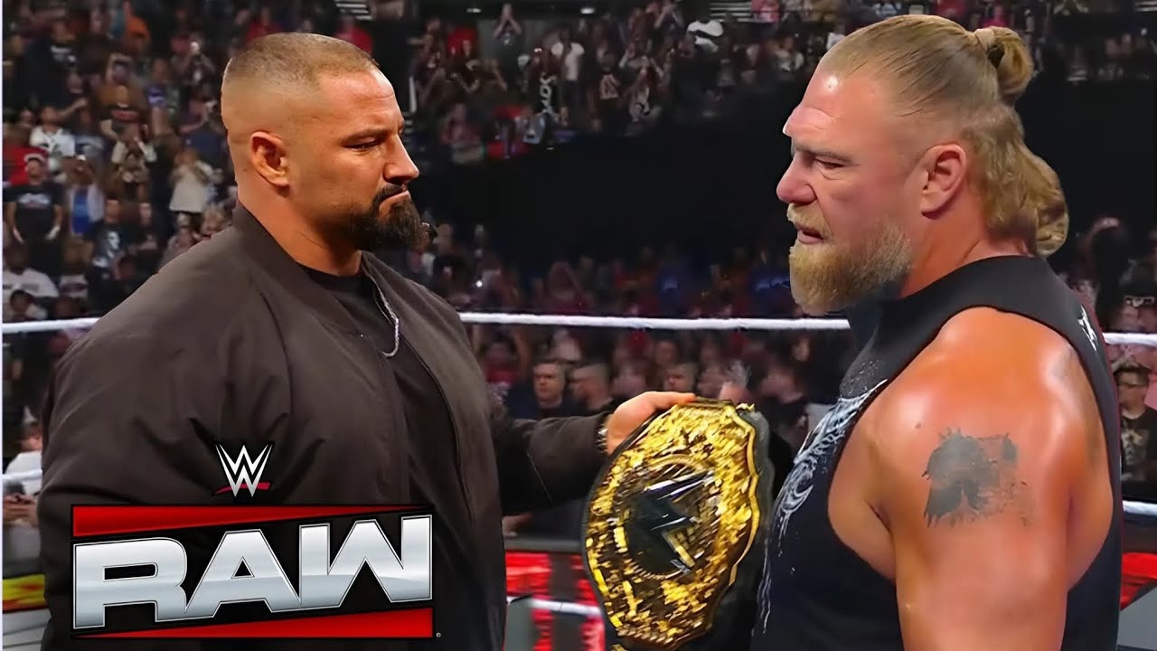 WWE BROCK LESNAR RETURN ! ROMAN REIGNS COME IN MONDAY NIGHT RAW | CM PUNK VS BRON BREAKER | WWE
