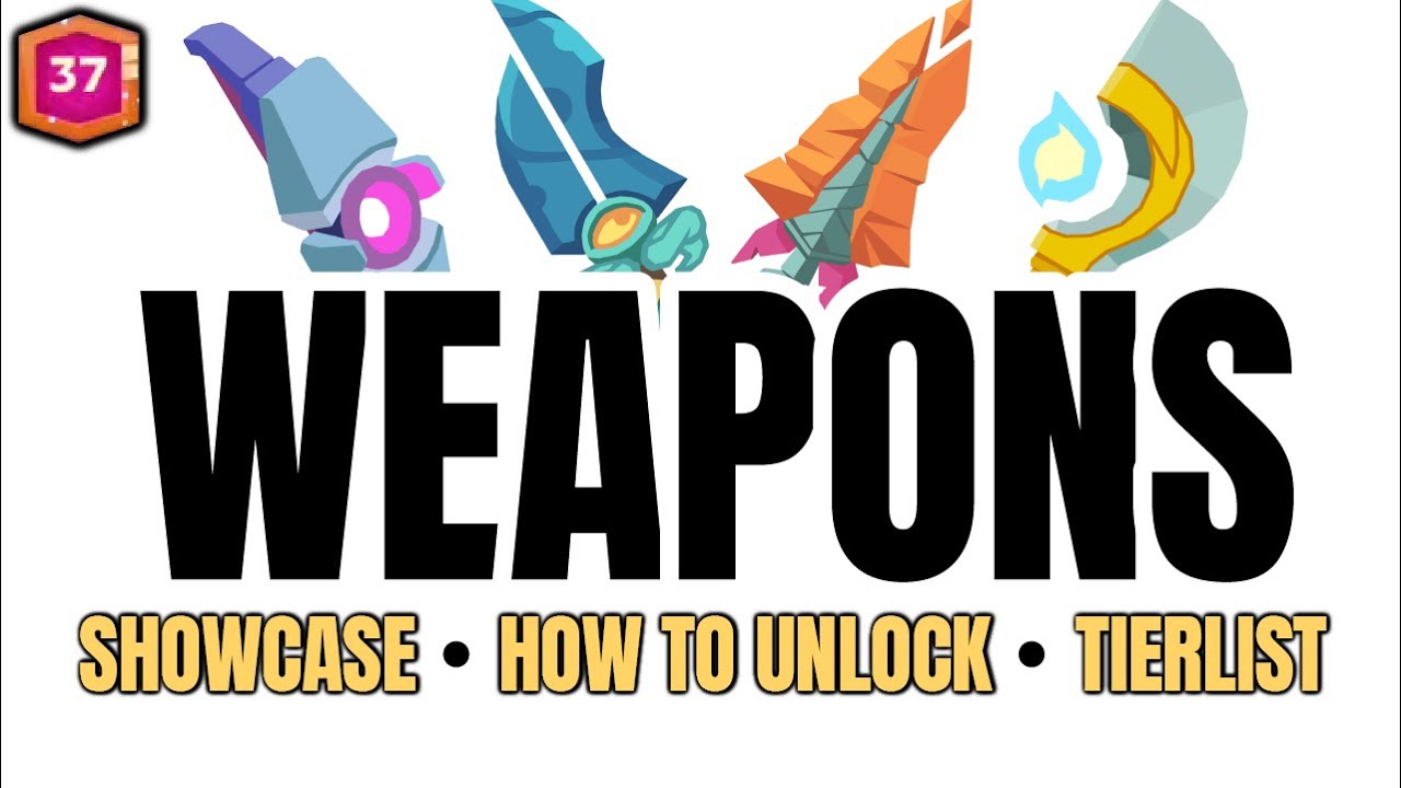 ALL WEAPONS TIERLIST & HOW TO UNLOCK THEM - mo.co Weapon Showcase