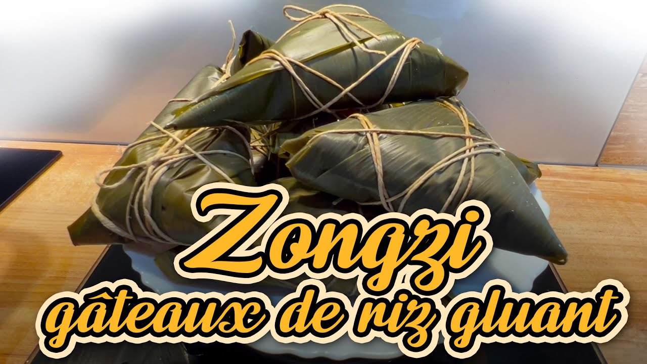 Zongzi | Gâteaux de riz gluant enveloppé dans des feuilles de bambou | Recettes Cuisines Chinoises