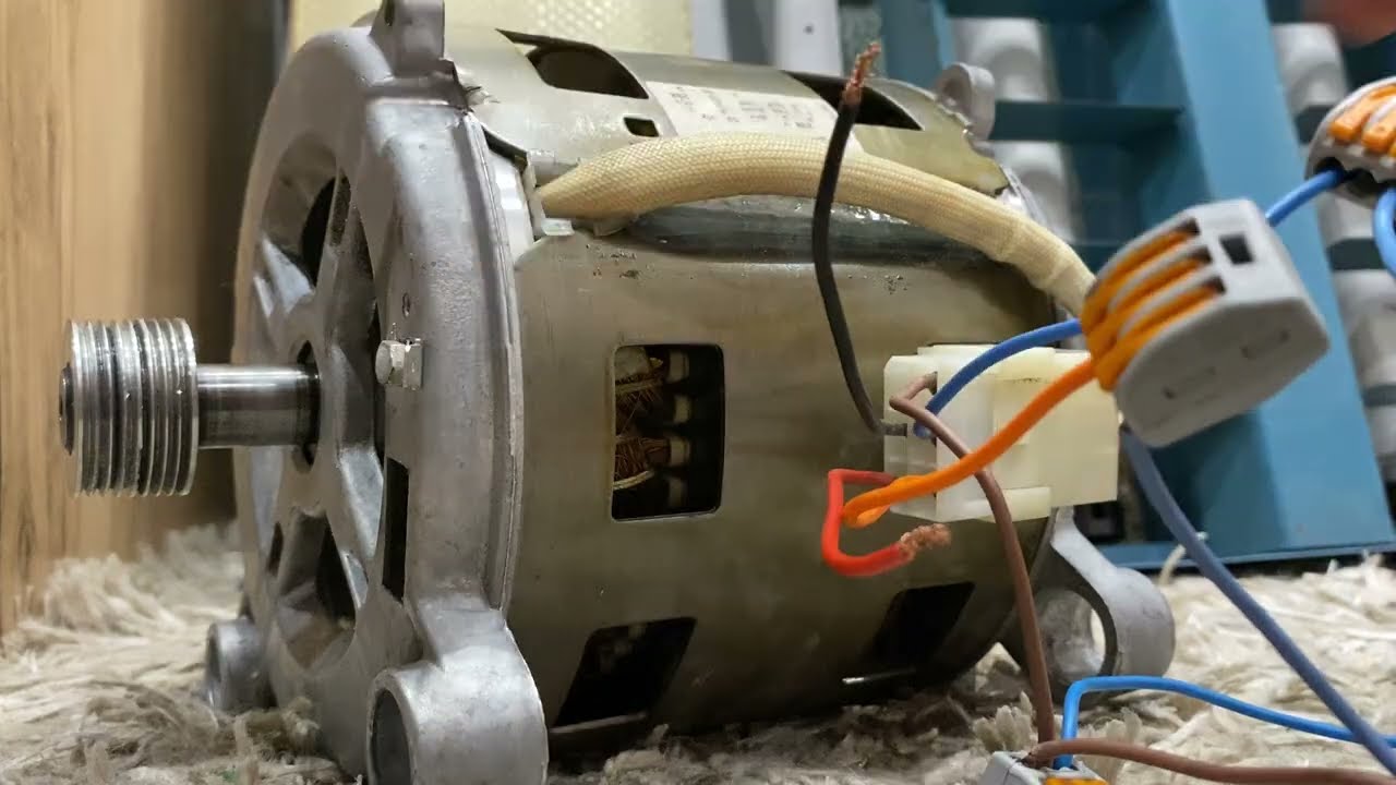 Подключение двух скоростного двигателя от стиральной машины