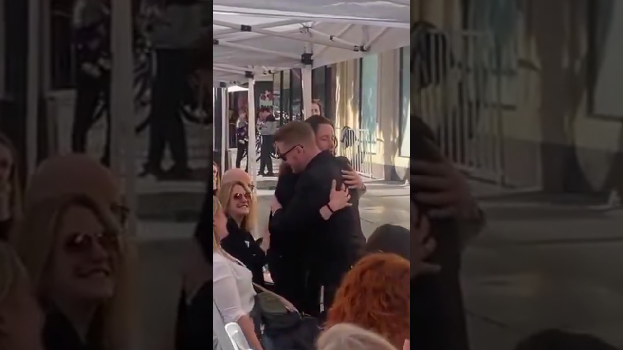 Culkin brothers hug 🥹 (Rory and Macaulay)
