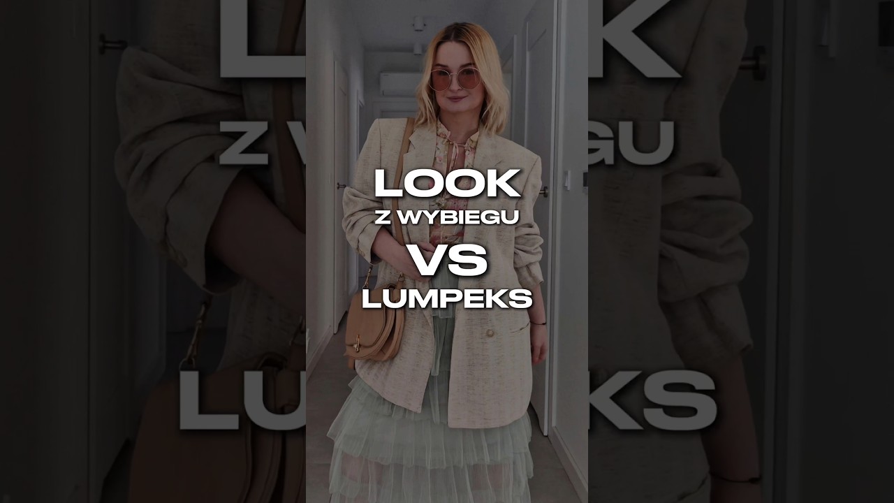 Otwarzam look z wybiegu z ubrań z LUMPA!
