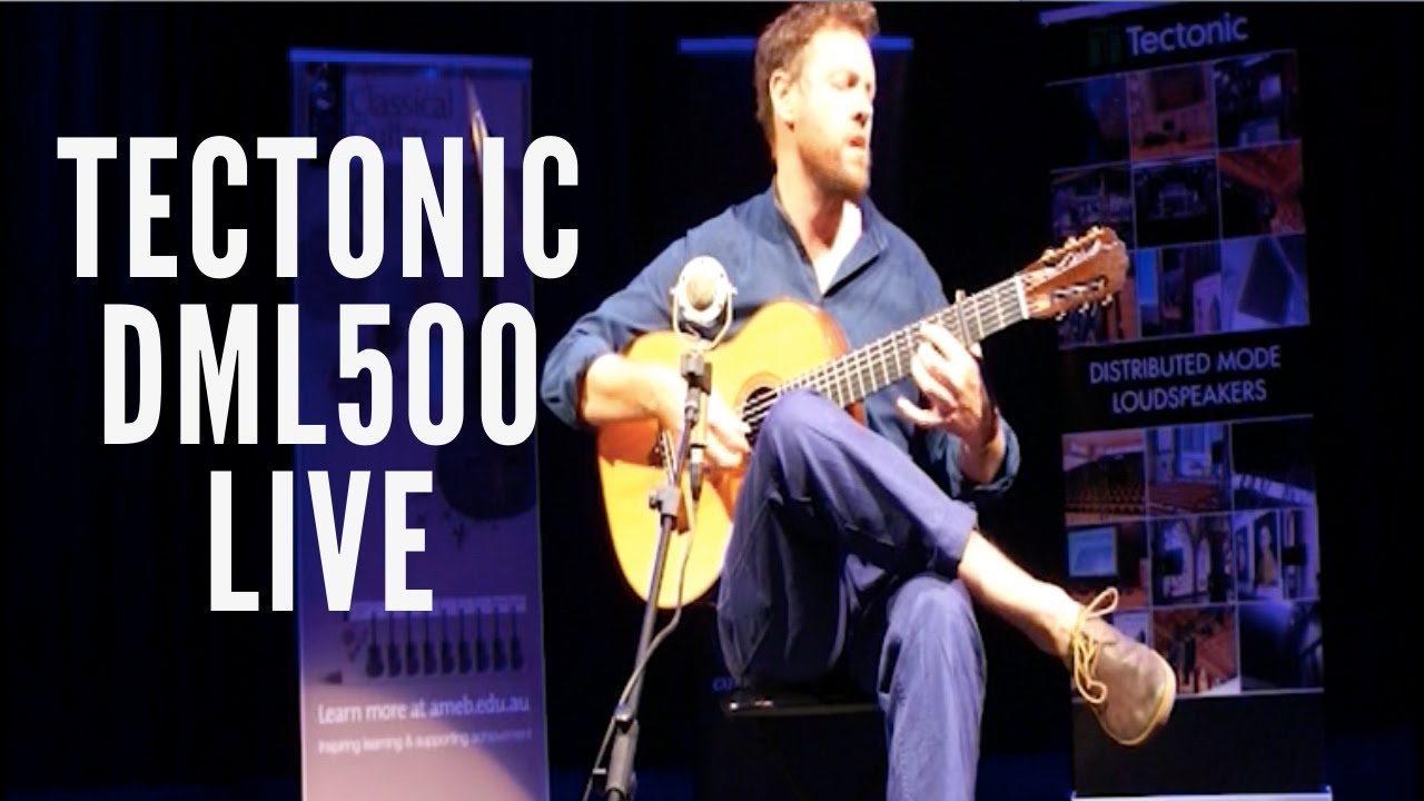 Derek Gripper Performs Through Tectonic DML500 Loudspeakers