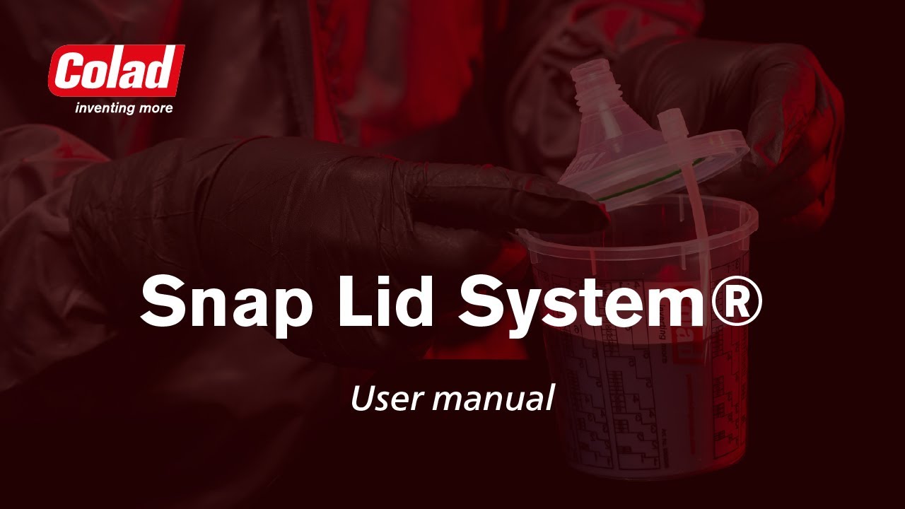 Colad Snap Lid System® - User manual