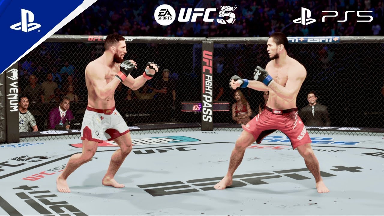 UFC 5 - Merab Dvalishvili vs Umar Nurmagomedov | Full Fight Gameplay | No Commentary | PS5 2K 60FPS