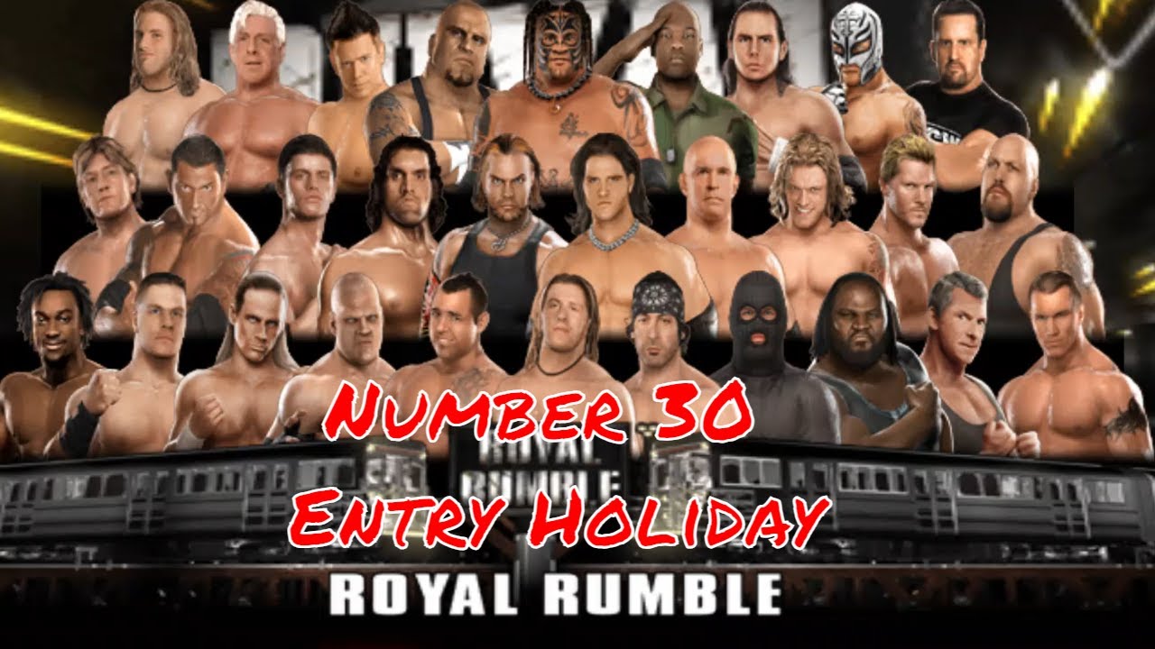 A Number 30 Holiday Royal Rumble Match on SVR 2009