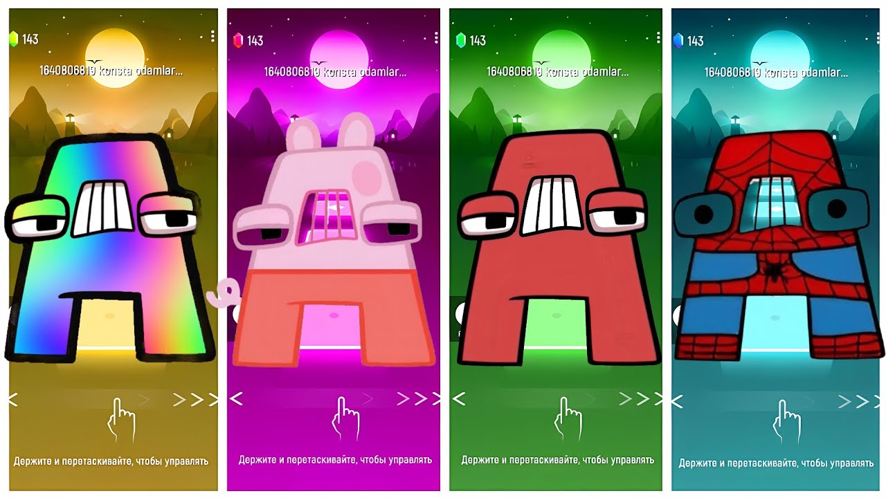 Alphabet Lore Rainbow 🆚 Alphabet Lore Peppa 🆚 Alphabet Lore Spider-Man. 🎶 Who Is Best? 🎵 Tell We? 😍