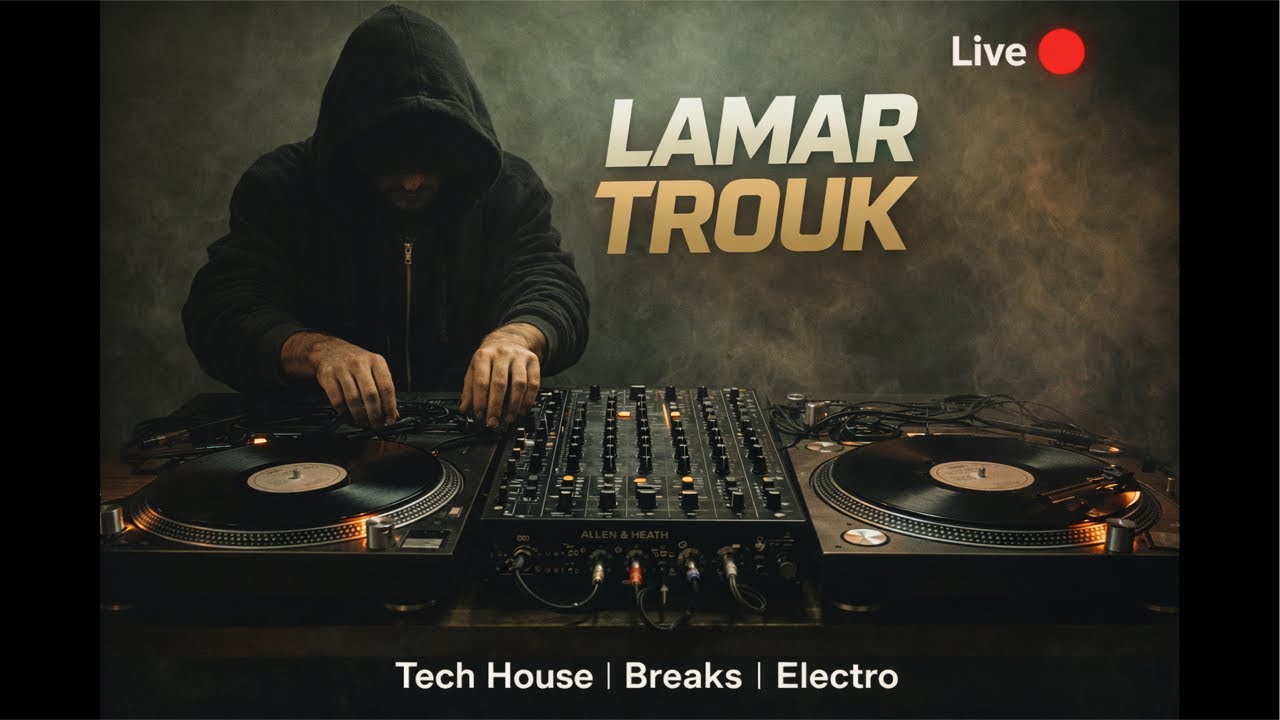 Lamar Trouk | Live Vinyl Mix 018 | Tech House • Breaks • Electro