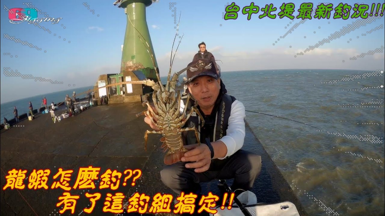 台中北堤最新釣況..日光龍蝦怎麽釣?有了這釣組超好釣的!!白帶有靠嗎?感覺魚蝦蟹都都在中部!!! 2025/12/ 台灣69J釣魚俱樂部(69J Fishing Club)