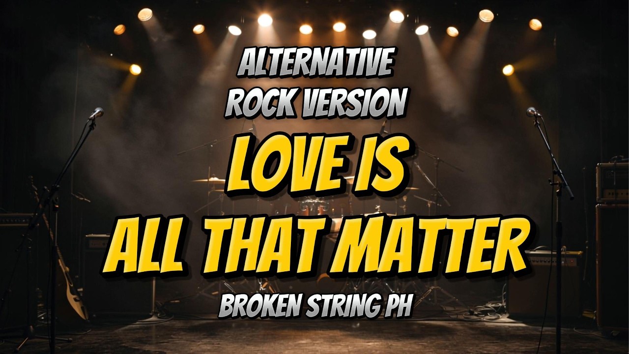 LOVE IS ALL THAT MATTER – ERIC CARMEN | ALTERNATIVE ROCK VERSION