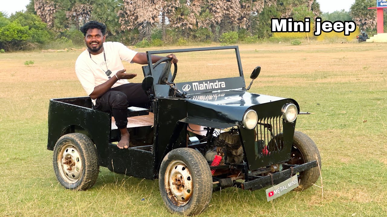 Own making mahindra mini jeep ⚙️💯🥵 / வெறித்தனமான பவர்புல் ஜீப் 