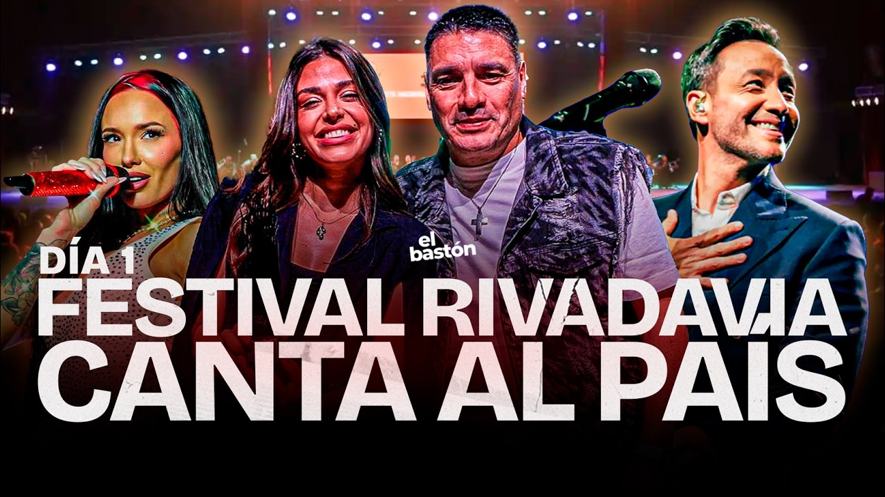 FESTIVAL NACIONAL RIVADAVIA CANTA AL PAIS I LBC & EUGE QUEVEDO, LUCIANO PEREYRA Y LA JOAQUI EN VIVO