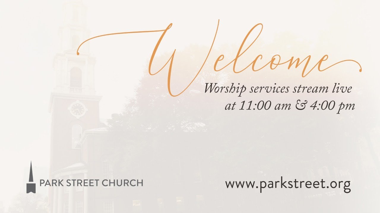 Morning Service - October 25th, 2020 | Park Street Church, Boston