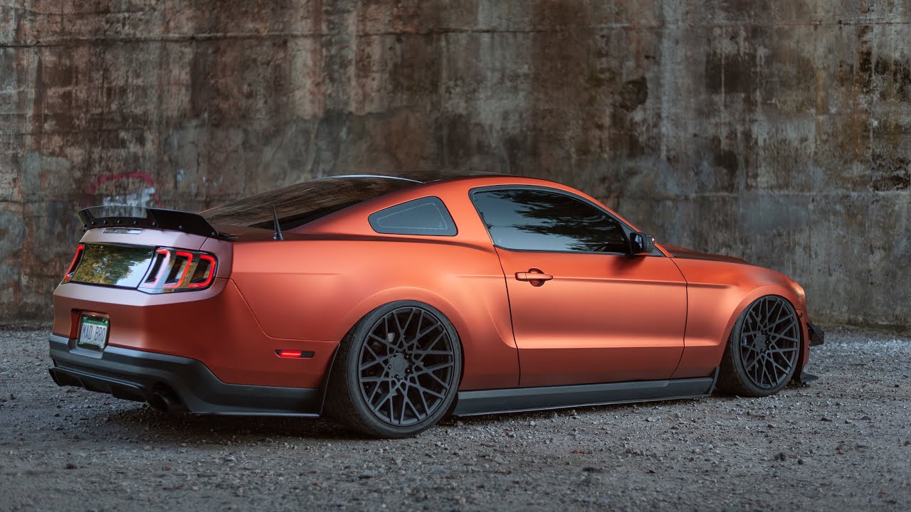 Mustang GT Wrapped in Matte Autumn Fire!
