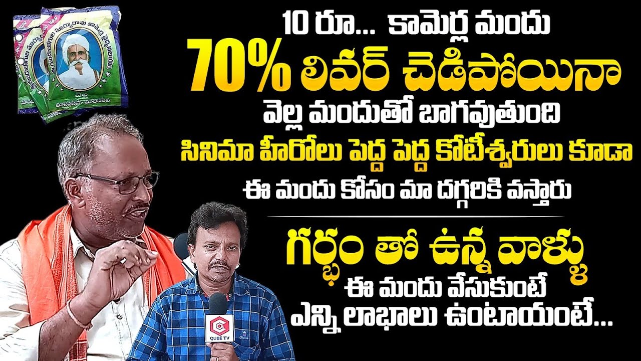 Vella Kamerla Medicine - Famous Jaundice Medicine | Special Story On Vella Medicine | QubeTV Health