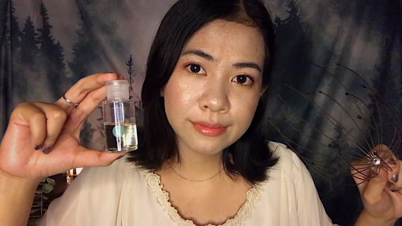 [ASMR] Mengobati Sakit Kepala (Pijat Muka & Kulit Kepala)