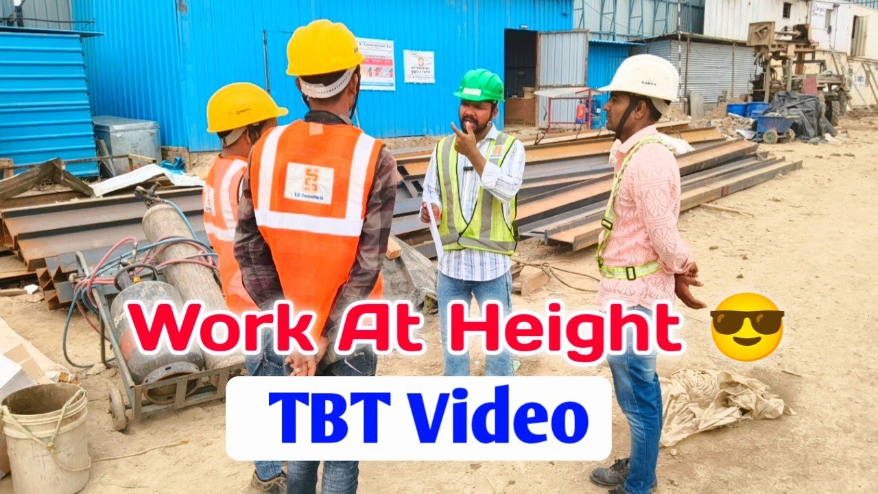 What Is Work At Height !! TBT Video !! Tool Box Talk !! Safety Officer Vishal Sir