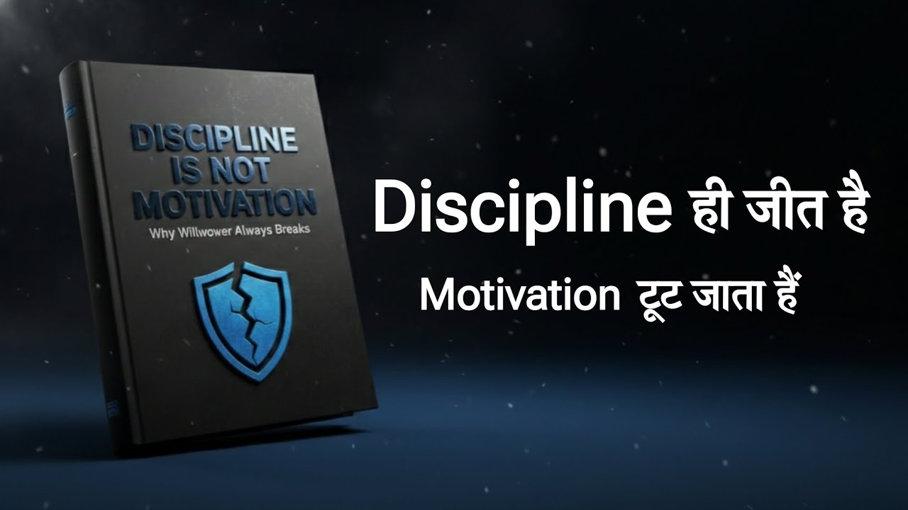 Discipline Is Not Motivation 😨 | Why Willpower Always Breaks | Hindi Audiobook 