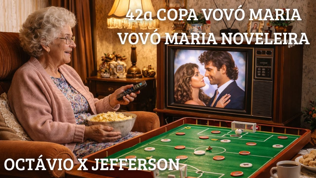 Futebol de Botão - Final 42a Copa Vovó Maria - Vovó Noveleira Octávio x Jefferson