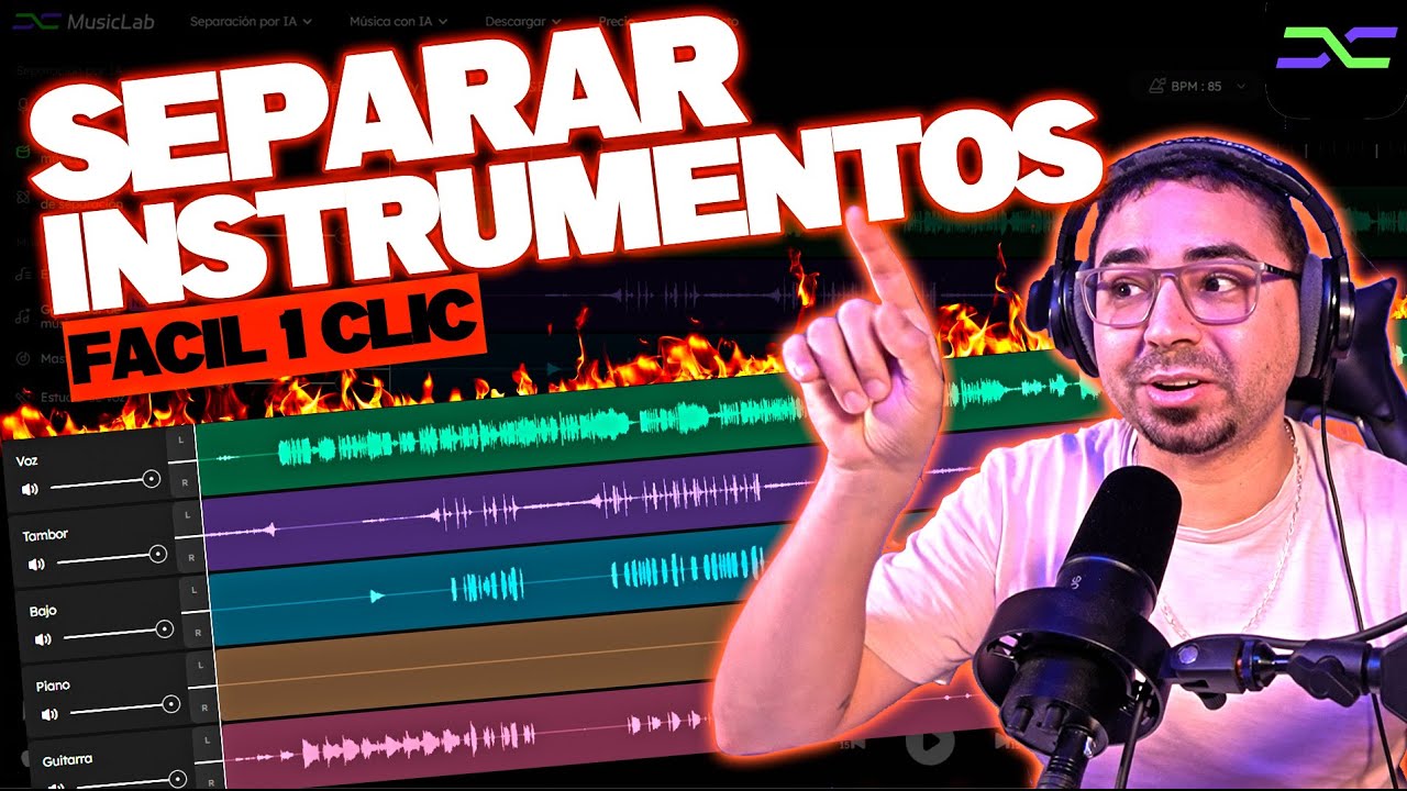 👉COMO SEPARAR INSTRUMENTOS Y VOCES de UNA CANCIÓN || EXTRAER VOZ de UNA CANCION
