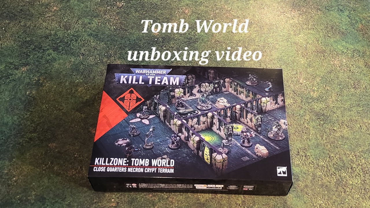 Видео распаковки Warhammer: Kill Team: Killzone Tomb World