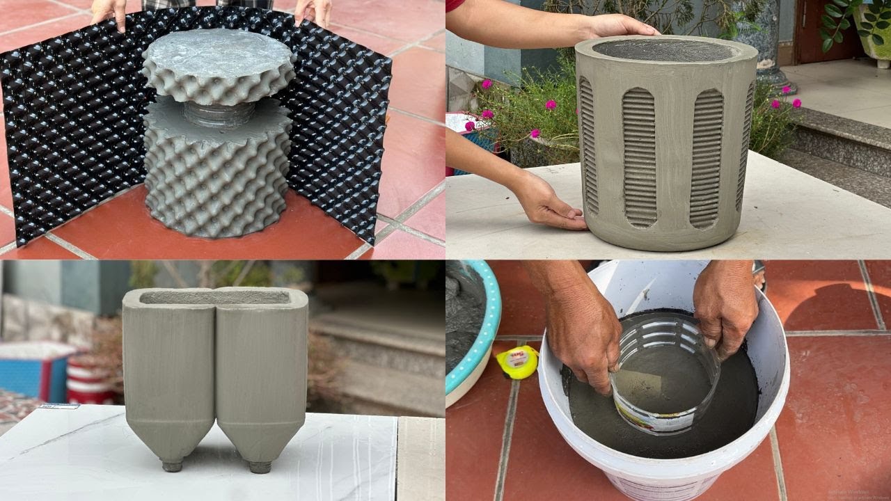 Unique And Creative Products From Cement - Great ideas for garden!