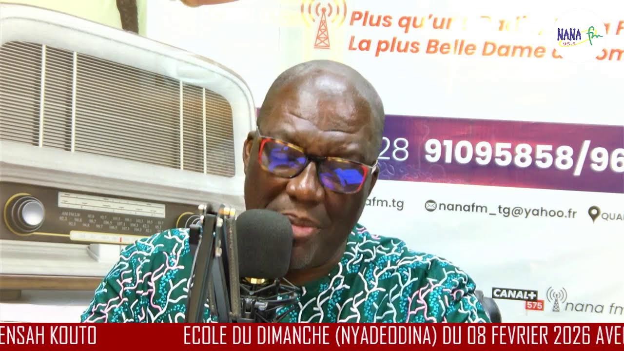 ECOLE DU DIMANCHE (NYADEODINA) DU 08 FEVRIER 2026 AVEC BRUNO MENSAH KOUTO