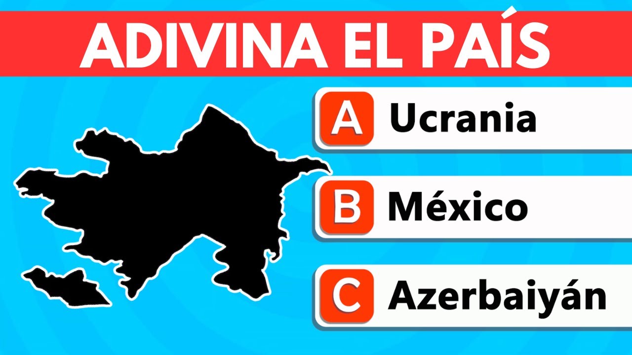 🚩 Reto Geográfico: Adivina Países por su Forma 🗺️