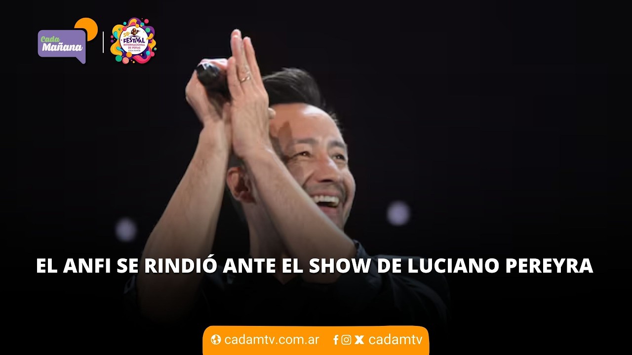 EL ANFI SE RINDIÓ ANTE EL SHOW DE LUCIANO PEREYRA