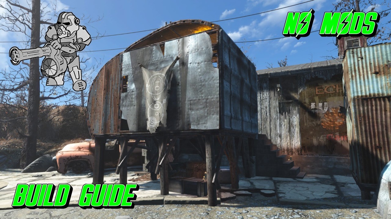 Power Armor Workshop - 15 min build (no mods) FALLOUT 4