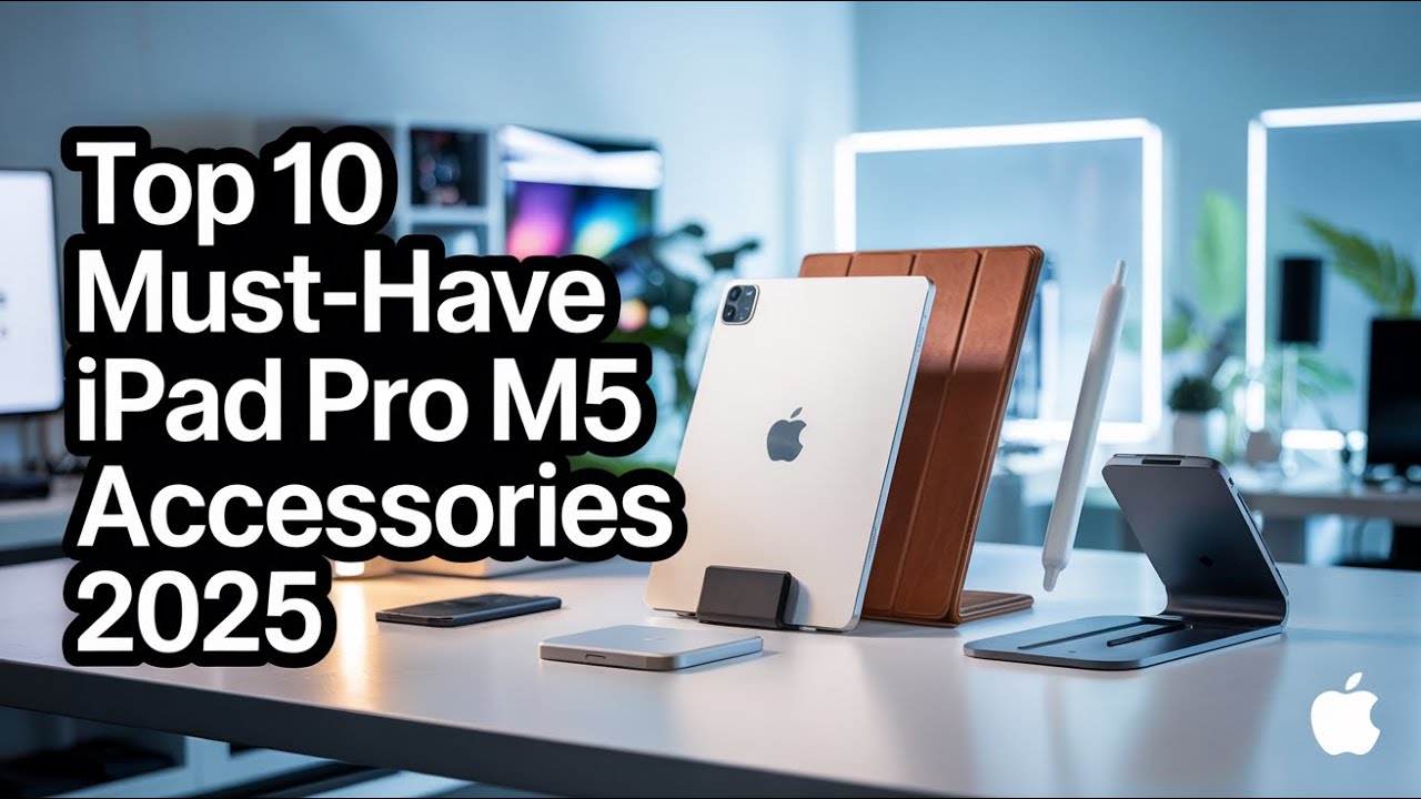 «10 лучших аксессуаров для iPad Pro M5 2025 года 🔥 Полное руководство по настройке!»
