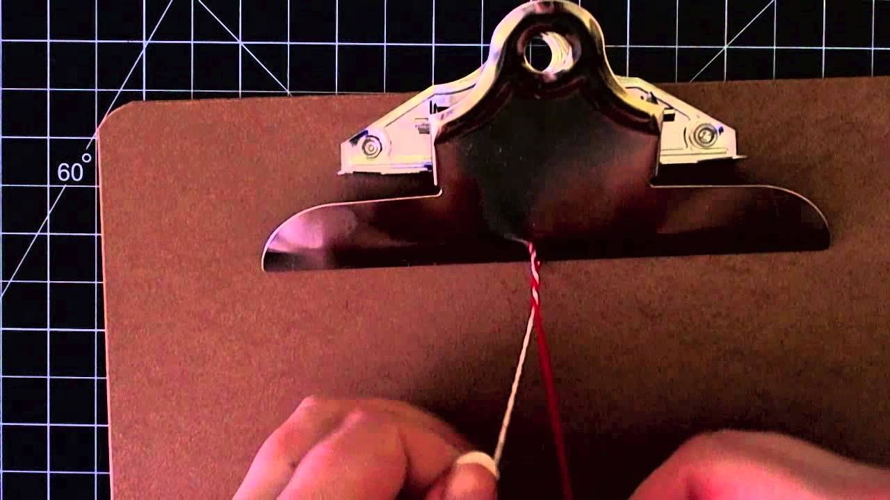DIY: C&oacute;mo hacer baker twine - How to make baker twine