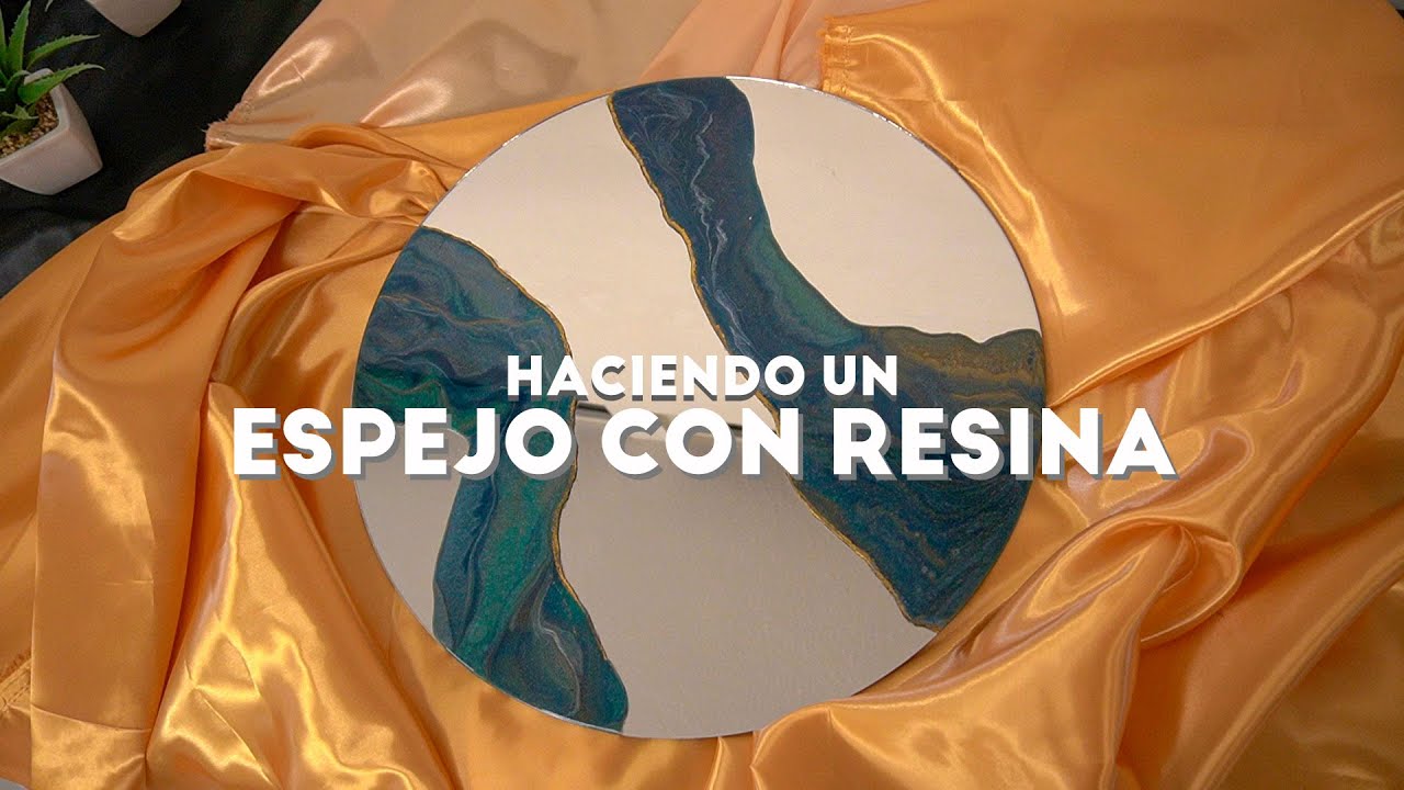 Poniendo RESINA epóxica Sobre un Espejo