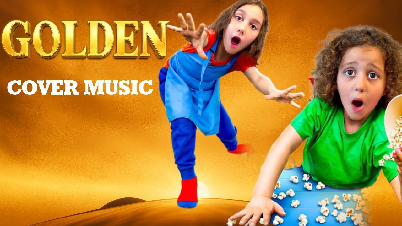 GOLDEN x Sierra & Rhia FAM | The kind sister - Sierra helps Rhia clean up her mess | (Music Cover)