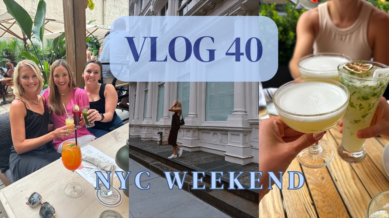 NYC VLOG - GIRLS TRIP: Hoboken & NYC, eating, shopping, and going out :)
