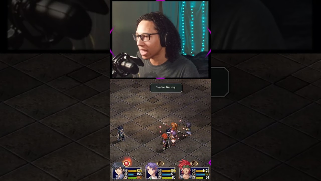 So This Is Nightmare Mode... 😭 | Trails in the Sky Reaction Shorts #jrpg #trailsinthesky #shorts