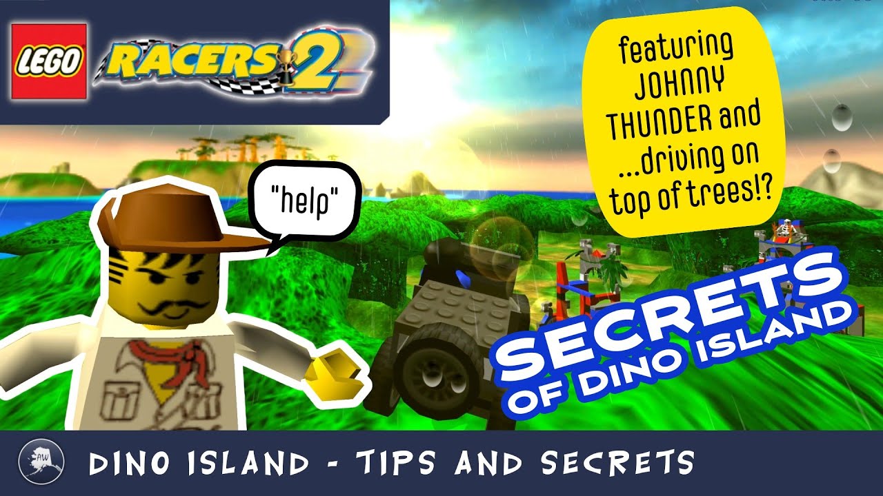 Johnny Thunder NEEDS my help! Secrets of Dino Island | World 2 - LEGO Racers 2