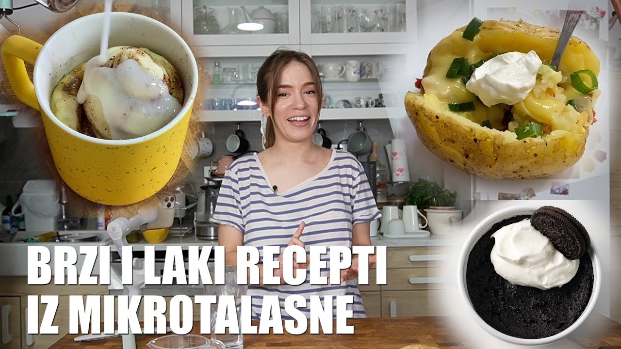 3 jela iz mikrotalasne - Minut cimet rolnice, punjeni krompir, i Oreo tortica od samo dva sastojka!