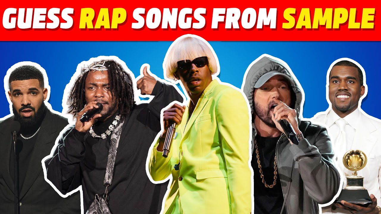 Guess 35 Rap songs from the sample | Guess the song quiz | Rap Songs Quiz 2025 | Kanye west, tyler