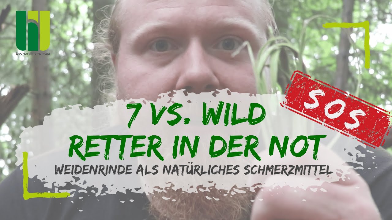 7 VS. WILD NOTSITUATION - Wundermittel Weidenrinde als ultimative Survival-Medizin in der Wildnis 🌳
