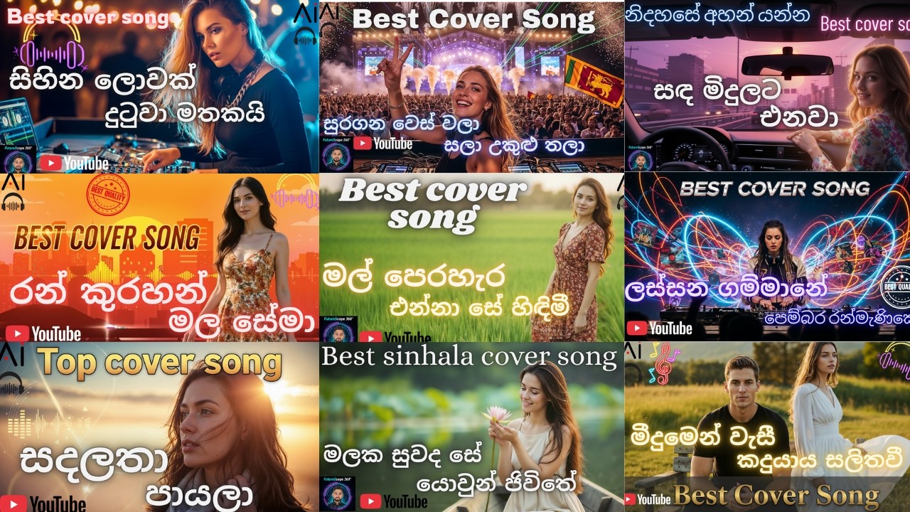අහන්නම වටින ලස්සනම සිංහල ගීත Cover එකතුව 🎶 | මතකයන්  අලුත්  කරන Best Sinhala Cover Songs Collection