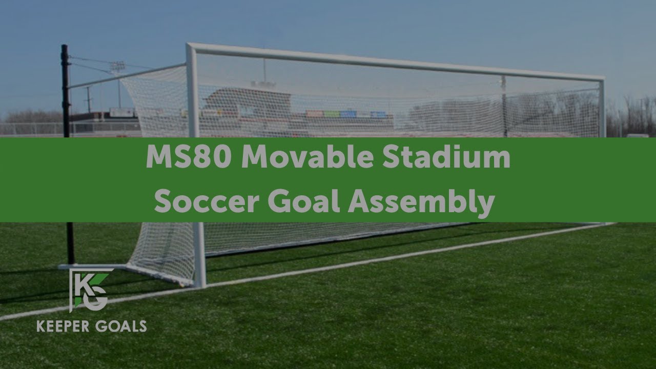 MS80 Movable Stadium Soccer Goal Assembly