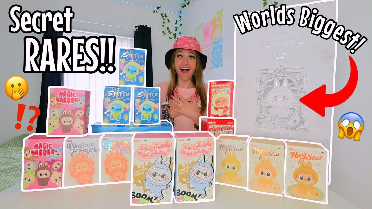 UNBOXING *EVERY* VIRAL LABUBU BLIND BOX TO EXIST!!🫢⁉️(SECRET RARE FINDS & WORLDS BIGGEST LABUBU!!😱✨)