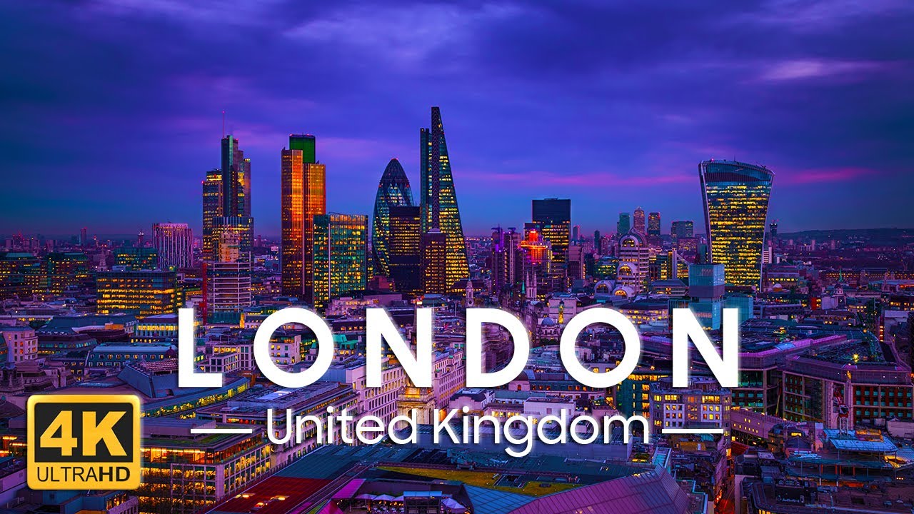 LONDON 4K Video UHD - Relaxing Piano Music, Beautiful Landscapes 4K | Stress Relief, Anxiety Relief