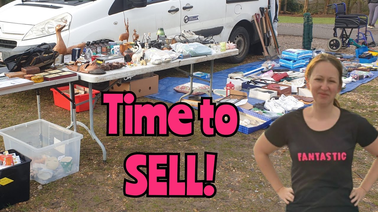 I'm not cheap today! Selling at the car boot sale 🤑