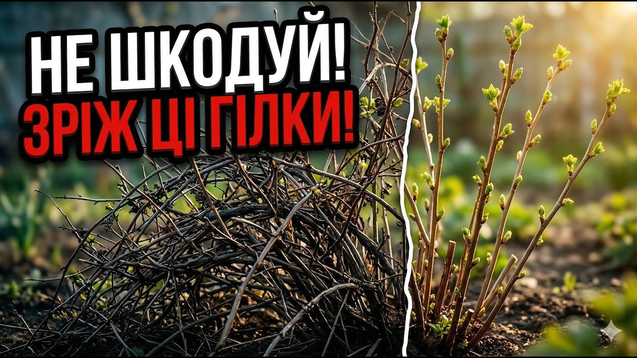 Не губіть СВОЮ смородину: приберіть ці гілки ПРЯМО зараз.